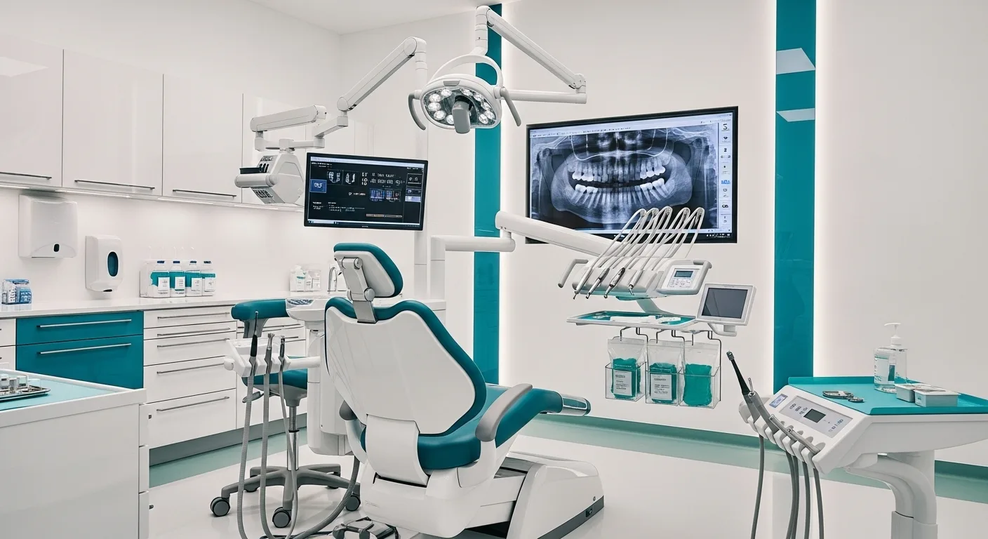 Rhone Dental Clinic treatment room in Geneva